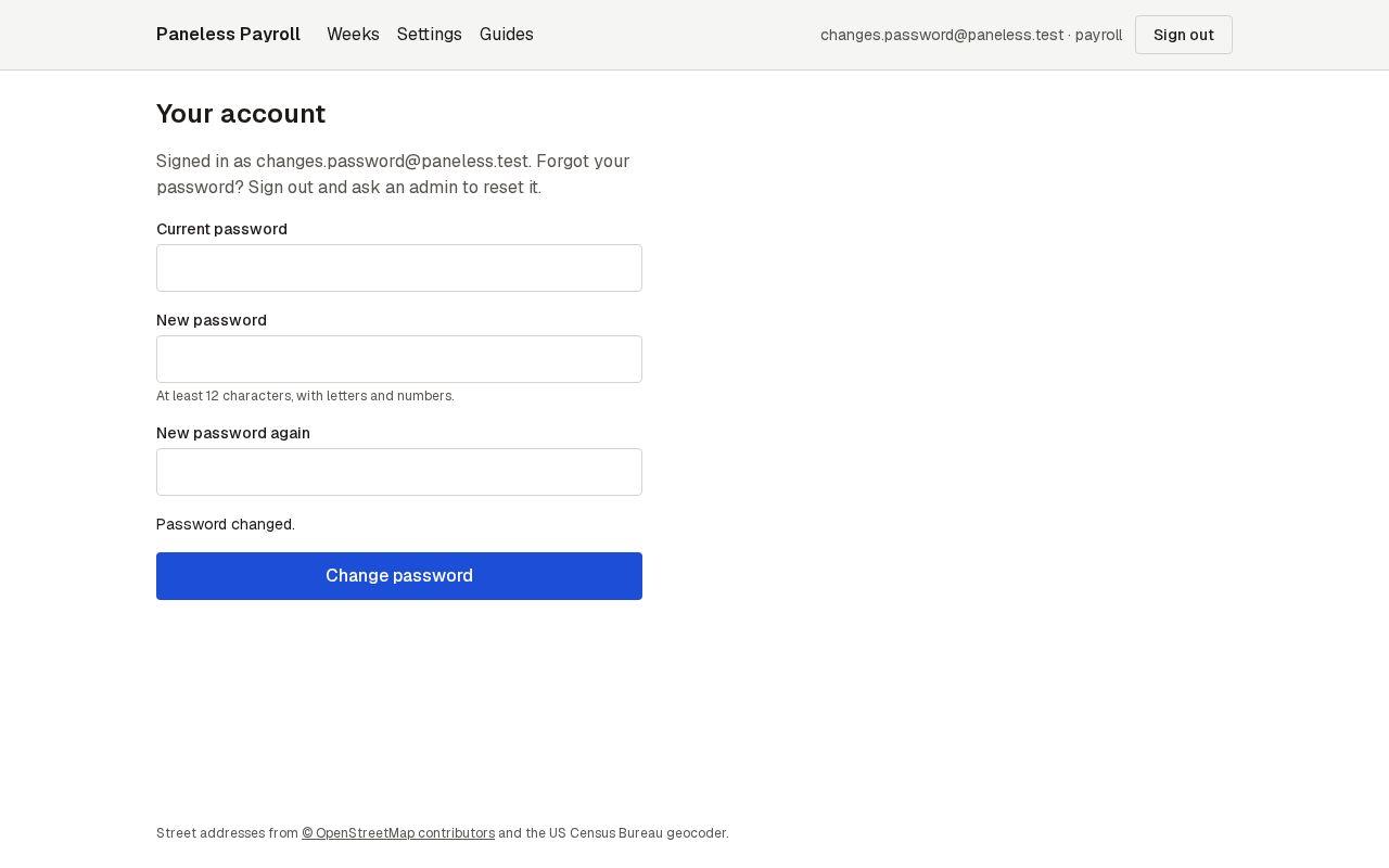 Screen for step 3: That's it